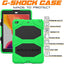 [G-SHOCK Case] Heavy Duty Long Survival Screen Protector Case for iPad 10.2" 2021, 2020, 2019 [9th/8th/7th Generation]