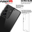 [Fusion HD Case] Shockproof Fused Gel Bumper & Hard Back Slim Clear Cover for Samsung Galaxy Galaxy S21 Ultra