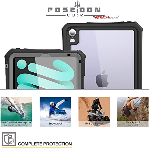 [Poseidon Case] Waterproof Case for Apple iPad Mini 7 / Mini 6 8.3" [7th / 6th Generation]