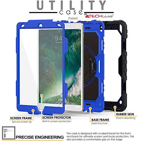 [UTILITY Case] Full Body Shockproof Case with Stand, Hand & Shoulder Strap for Apple iPad Air 3rd Gen 2019 / iPad Pro 10.5"