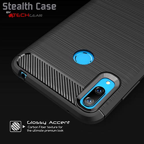 [Stealth Case] Huawei Y7 2019  Soft Protective Slim Cover with Carbon Fibre Detailing