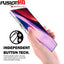 [Fusion HD Case] Shockproof Fused Gel Bumper & Hard Back Slim Clear Cover for Samsung Galaxy Note 10