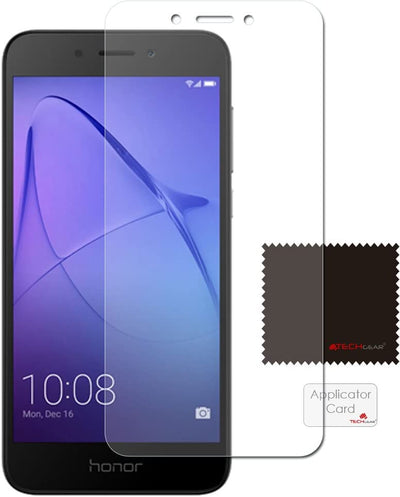 [3 Pack] TECHGEAR Screen Protectors for Honor 6A - Clear Lcd Screen Protector Compatible with Huawei Honor 6A