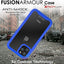 [Fusion Armour Case] Premium Slim Hybrid Tough Heavy Duty, Clear Back Bumper Case for iPhone 11 Pro