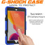 [G-SHOCK Case] Heavy Duty Long Survival Screen Protector Case for iPad 10.2" 2021, 2020, 2019 [9th/8th/7th Generation]