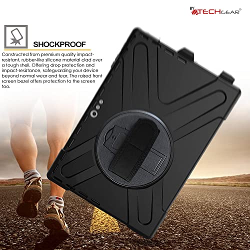 [X-Case] Rugged Armour Case with Stand, Hand & Shoulder Strap for Microsoft Surface Pro 7 / 7 Plus 6 5 4 12.3"