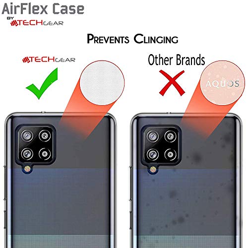 [AirFlex Case] Crystal Clear Slim & Light, Protective,  Soft Gel Cover for Samsung Galaxy A12