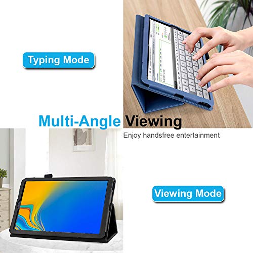 [Folio Case] Smart Cover Stand with Auto Sleep/Wake & Hand Strap For Samsung Galaxy Tab S6 Lite 10.4" (SM-P610 / P613 / P615 / P619)