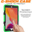 [G-SHOCK Case] Heavy Duty Long Survival Screen Protector Case for iPad 10.2" 2021, 2020, 2019 [9th/8th/7th Generation]