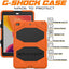 [G-SHOCK Case] Heavy Duty Long Survival Screen Protector Case for iPad 10.2" 2021, 2020, 2019 [9th/8th/7th Generation]