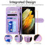 [Wallet Case] Protective Cover with Cash & Card Holder, Stand and Wrist Strap For Samsung Galaxy S22 Ultra