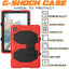 [G-SHOCK Case] Heavy Duty Long Survival Screen Protector Case for Samsung Galaxy Tab A8 10.5" 2022 (SM-X200 / SM-X205)