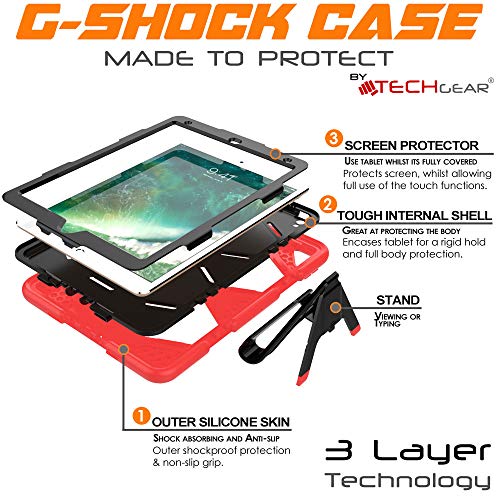 [G-SHOCK Case] Heavy Duty Long Survival Screen Protector Case for Apple iPad Air 3 2019, iPad Pro 10.5"