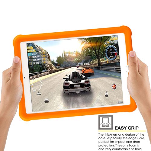 [Bumper Case] Shockproof Soft Easy Grip Case for Apple iPad 9.7" (2018/2017)