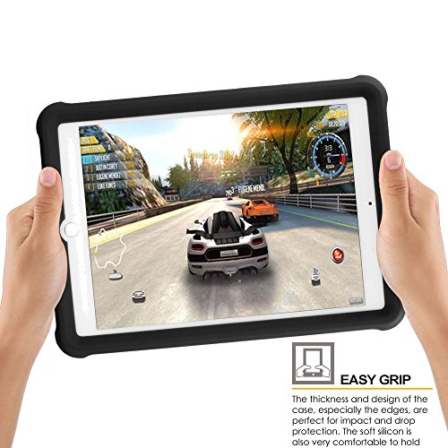 [Bumper Case] Shockproof Soft Easy Grip Case for Apple iPad 9.7" (2018/2017)