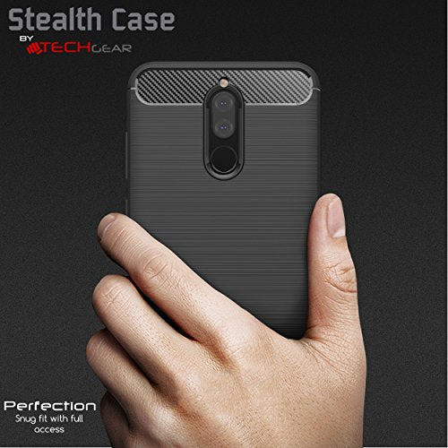 [Stealth Case] Huawei Mate 10 Lite Soft Protective Slim Cover with Carbon Fibre Detailing