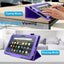 [Folio Case] Smart Cover Stand with Auto Sleep/Wake & Hand Strap For New Amazon Fire 7" (12th Generation / 2022)