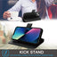 [Leather Wallet Case] Genuine Leather [RFID Blocking] Magnetic Flip Case with Card & Slots and Stand For iPhone 14 Plus