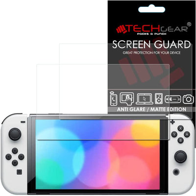 Nintendo Switch OLED Anti Glare, Matte Film Screen Protectors