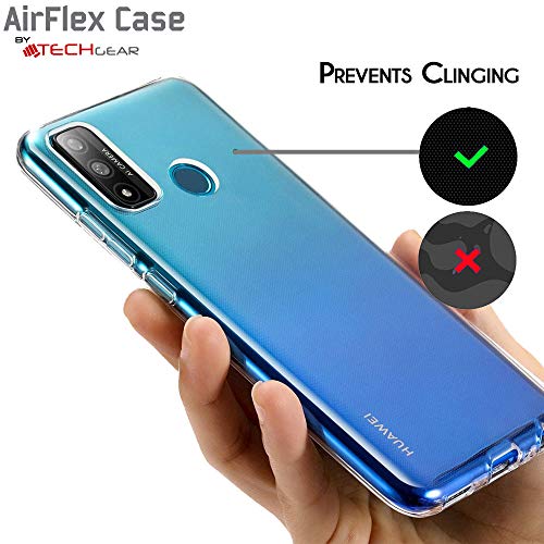 [AirFlex Case] Crystal Clear Slim & Light, Protective,  Soft Gel Cover for Huawei P Smart 2020