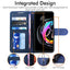 [Wallet Case] Protective Cover with Cash & Card Holder, Stand and Wrist Strap For Motorola Moto Edge 20 Lite