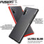 [Fusion FX Case] Slim & Light Tough Fused Gel Bumper & Hard Back Matte Case for Samsung Galaxy Note 10 Plus