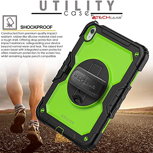 [UTILITY Case] Full Body Shockproof Case with Stand, Hand & Shoulder Strap for Apple iPad 11th & 10th Generation, iPad 2025 / 2022