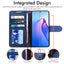 [Wallet Case] Protective Cover with Cash & Card Holder, Stand and Wrist Strap For Oppo Reno 8 Pro 5G