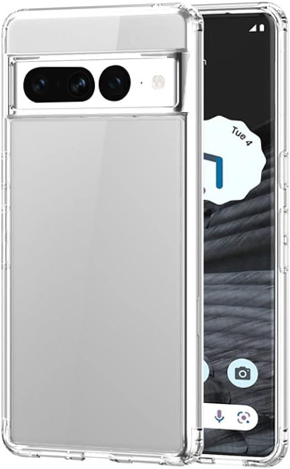 [Fusion FX Case] Slim & Light Tough Fused Gel Bumper & Hard Back Matte Case for Google Pixel 7 Pro 5G
