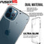 [Fusion HD Case] Shockproof Fused Gel Bumper & Hard Back Slim Clear Cover for iPhone 12 Pro Max