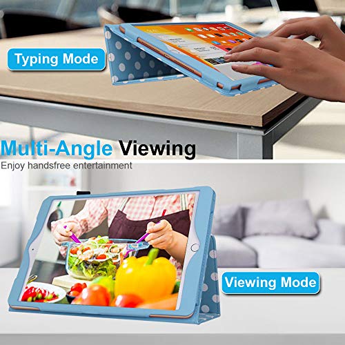 [Folio Case] Smart Cover Stand with Auto Sleep/Wake & Hand Strap For Apple iPad 10.2" 2021 / 2020 / 2019 [9th / 8th / 7th Generation]