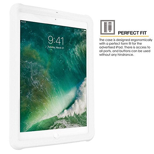 [Bumper Case] Shockproof Soft Easy Grip Case for Apple iPad 9.7" (2018/2017)