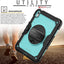 [UTILITY Case] Full Body Shockproof Case with Stand, Hand & Shoulder Strap for Apple iPad 11th & 10th Generation, iPad 2025 / 2022
