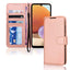 [Wallet Case] Protective Cover with Cash & Card Holder, Stand and Wrist Strap For Samsung Galaxy A32 5G