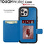 Tough Armoured Wallet 360 ShockProof Case with Card Slots & Stand for Apple iPhone 12 Pro Max