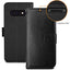 [Wallet Case] Protective Cover with Cash & Card Holder, Stand and Wrist Strap For Samsung Galaxy S10e
