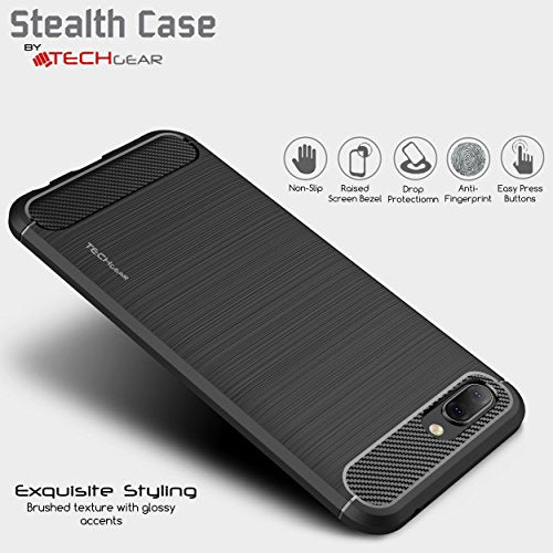 [Stealth Case] Honor 10 Soft Protective Slim Cover with Carbon Fibre Detailing