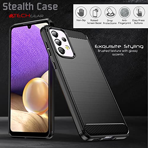 [Stealth Case] Samsung Galaxy A33 5G Soft Protective Slim Cover with Carbon Fibre Detailing