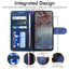 [Wallet Case] Protective Cover with Cash & Card Holder, Stand and Wrist Strap For Nokia G10 / G20