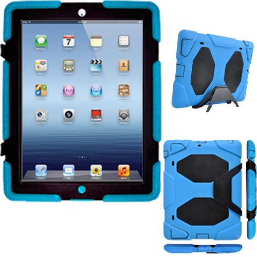[G-SHOCK Case] Heavy Duty Long Survival Screen Protector Case for iPad 4 3 2