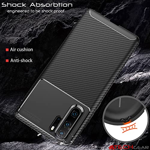[CarbonFlex Case] Premium Shockproof Soft Slim Cover with Carbon Fibre Effect For Huawei P30 Pro