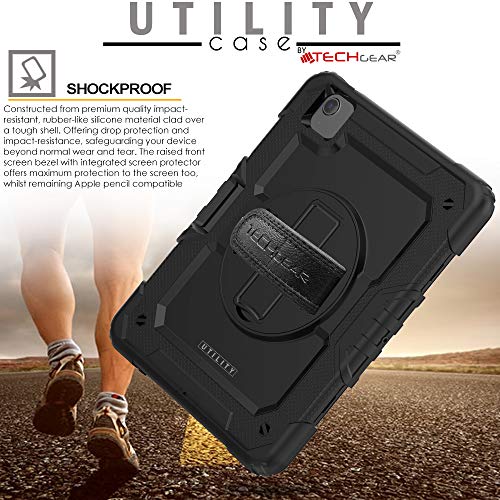 [UTILITY Case] Full Body Shockproof Case with Stand, Hand & Shoulder Strap for Apple iPad Air 5 / Air 4 10.9"