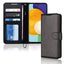 [Wallet Case] Protective Cover with Cash & Card Holder, Stand and Wrist Strap For Samsung Galaxy A72 5G