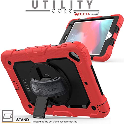 [UTILITY Case] Full Body Shockproof Case with Stand, Hand & Shoulder Strap for Apple iPad Mini 5 / iPad Mini 4