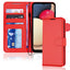 [Wallet Case] Protective Cover with Cash & Card Holder, Stand and Wrist Strap For Samsung Galaxy A02s