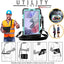 [UTILITY Case] Full Body Shockproof Case with Stand, Hand & Shoulder Strap for Samsung Galaxy Tab A7 Lite 8.7" (SM-T220 / SM-T225)