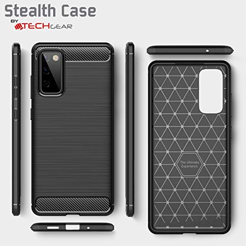 [Stealth Case] Samsung Galaxy S20 FE Soft Protective Slim Cover with Carbon Fibre Detailing