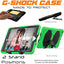 [G-SHOCK Case] Heavy Duty Long Survival Screen Protector Case for iPad 10.2" 2021, 2020, 2019 [9th/8th/7th Generation]