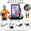 [UTILITY Case] Full Body Shockproof Case with Stand, Hand & Shoulder Strap for Samsung Galaxy Tab A7 Lite 8.7" (SM-T220 / SM-T225)