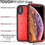 Tough Armoured Wallet 360 ShockProof Case with Card Slots & Stand for Apple iPhone XS Max